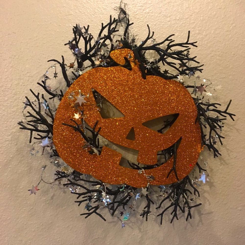 🖤🕷🌹WREATH OF HORROR🌹🕷🖤Nightmare B4 X~Mass💕Door Home Wreath and Holder 💕